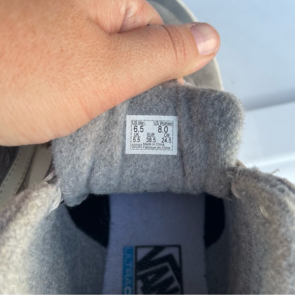 Vans Ultrarange Hi MTE Gray Sneaker Boots 500383 Mens size 6.5 Womens size 8 - Picture 3 of 8